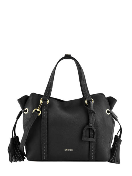 Sac Porte Main Tradition Cuir Etrier Noir tradition EHER24